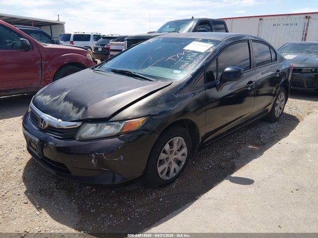 2012 Honda Civic Lx მანქანა იყიდება აუქციონზე, vin: 2HGFB2F53CH609426, აუქციონის ნომერი: 44914550