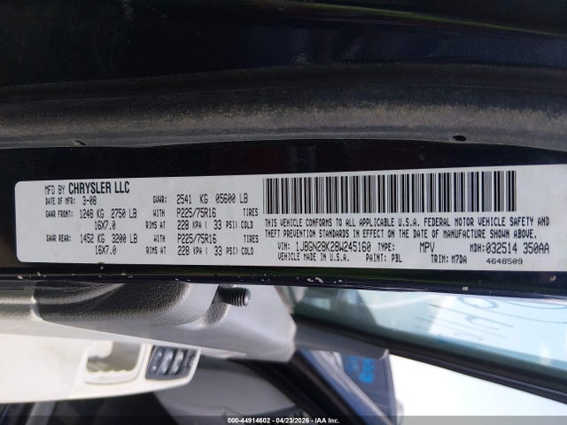 Aukcja sprzedaży 2008 Jeep Liberty Sport, vin: 1J8GN28K28W245160, numer aukcji: 44914602