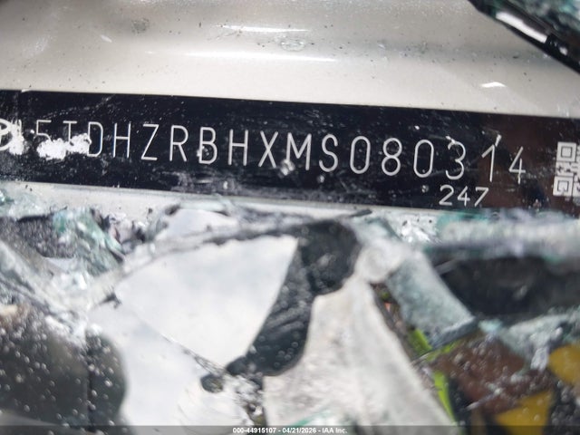 Продаж на аукціоні авто 2021 Toyota Highlander Xle, vin: 5TDHZRBHXMS080314, номер лоту: 44915107