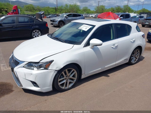 44915212 :رقم المزاد ، JTHKD5BH1F2238139 vin ، 2015 Lexus Ct 200h مزاد بيع