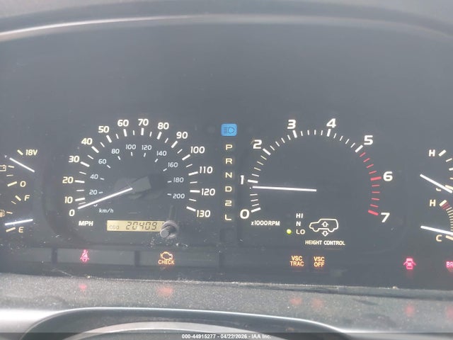 Продажа на аукционе авто 2002 Lexus Lx 470, vin: JTJHT00W923523207, номер лота: 44915277