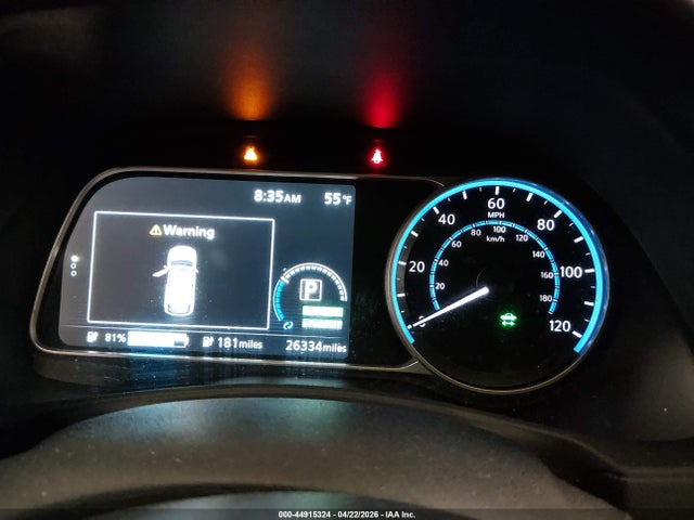 44915324 :رقم المزاد ، 1N4BZ1CP2KC320442 vin ، 2019 Nissan Leaf Sv Plus مزاد بيع