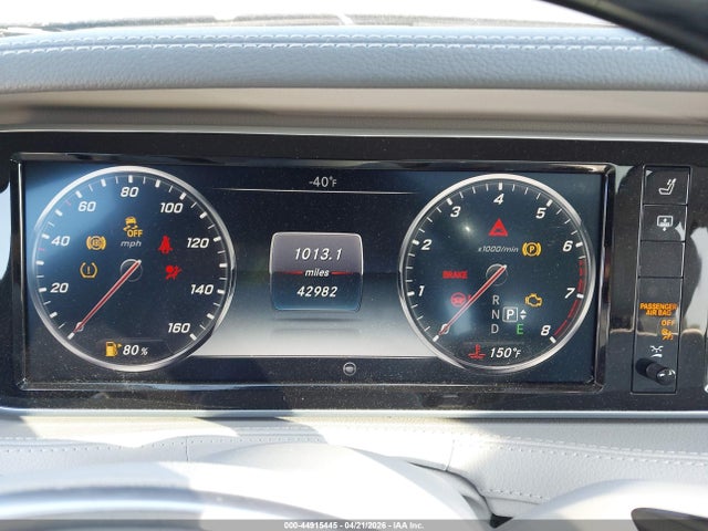 2015 Mercedes-benz S 550 4matic მანქანა იყიდება აუქციონზე, vin: WDDUG8FBXFA129439, აუქციონის ნომერი: 44915445