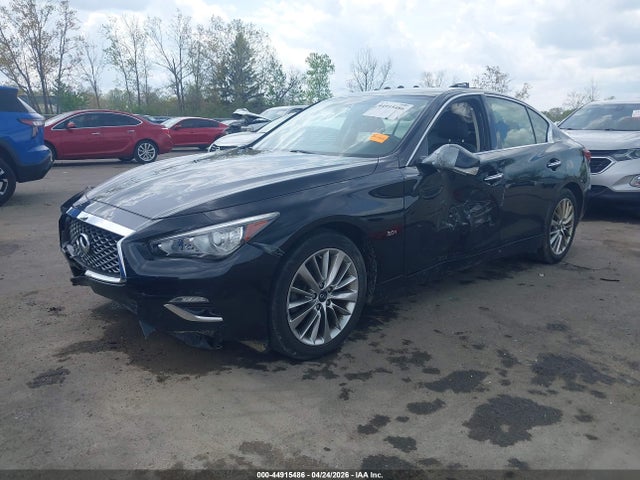 44915486 :رقم المزاد ، JN1EV7AR5JM442251 vin ، 2018 Infiniti Q50 3.0t Luxe مزاد بيع