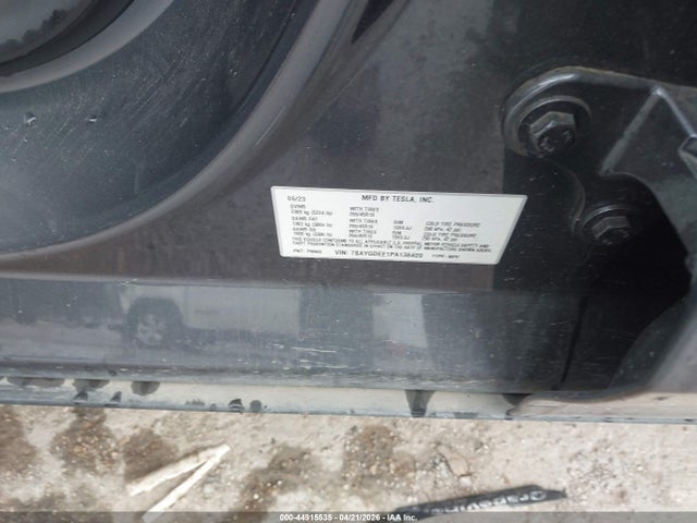 Продаж на аукціоні авто 2023 Tesla Model Y Awd/long Range Dual Motor All-wheel Drive, vin: 7SAYGDEE1PA138409, номер лоту: 44915535