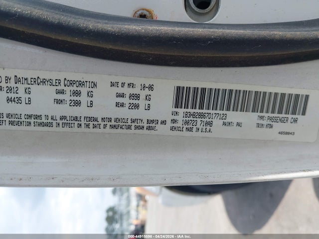 Продаж на аукціоні авто 2007 Dodge Caliber, vin: 1B3HB28B67D177123, номер лоту: 44915598
