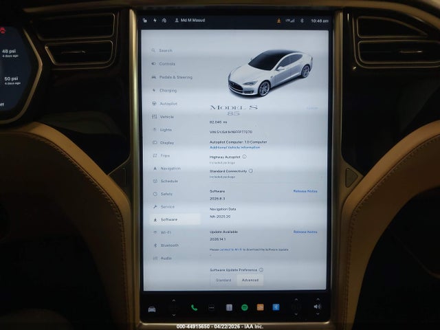 Aukcja sprzedaży 2015 Tesla Model S 60/70/85, vin: 5YJSA1H16FFP77270, numer aukcji: 44915650