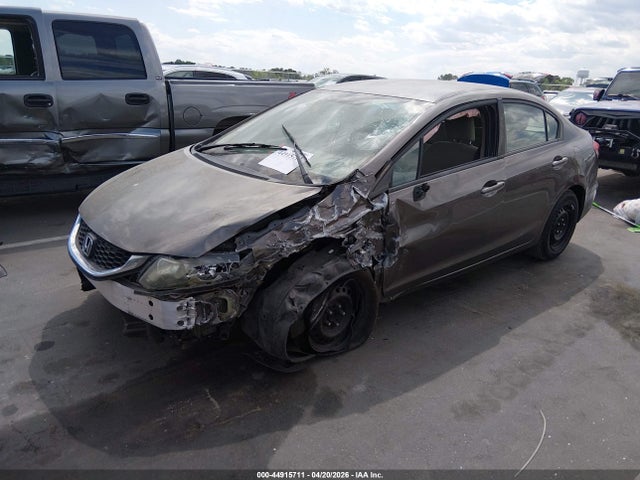 Продаж на аукціоні авто 2013 Honda Civic Lx, vin: 2HGFB2F50DH591615, номер лоту: 44915711