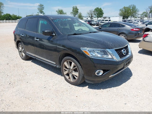 2015 Nissan Pathfinder Platinum მანქანა იყიდება აუქციონზე, vin: 5N1AR2MM0FC638979, აუქციონის ნომერი: 44915720