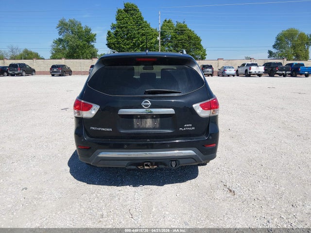 2015 Nissan Pathfinder Platinum მანქანა იყიდება აუქციონზე, vin: 5N1AR2MM0FC638979, აუქციონის ნომერი: 44915720