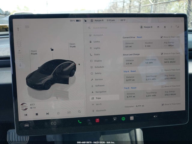5YJ3E1EA1SF042591 Tesla Model 3 Long Range Rear-wheel Drive/standard Rear-wheel Drive