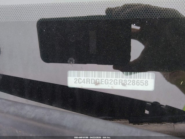 Dodge Grand Caravan R/t 2016 2C4RDGEG2GR328658 Image 9