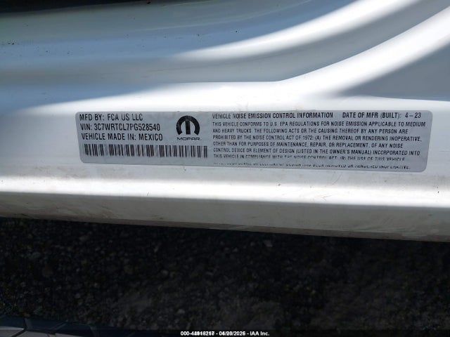 2023 Ram 3500 Chassis Tradesman/slt/laramie/limited მანქანა იყიდება აუქციონზე, vin: 3C7WRTCL7PG528540, აუქციონის ნომერი: 44916217