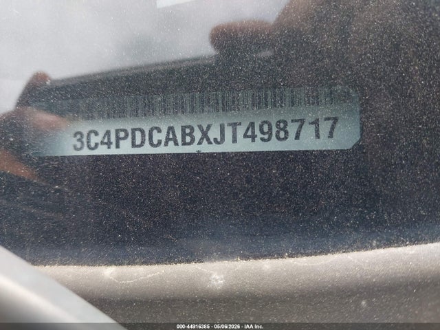 Aukcja sprzedaży 2018 Dodge Journey Se, vin: 3C4PDCABXJT498717, numer aukcji: 44916385
