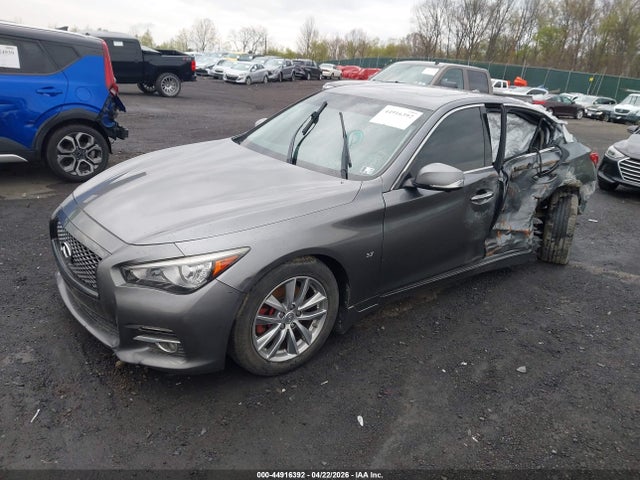 2015 Infiniti Q50 Premium მანქანა იყიდება აუქციონზე, vin: JN1BV7AP3FM348264, აუქციონის ნომერი: 44916392