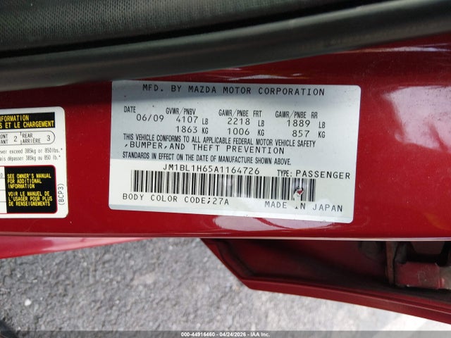 44916460 :رقم المزاد ، JM1BL1H65A1164726 vin ، 2010 Mazda Mazda3 S Grand Touring مزاد بيع