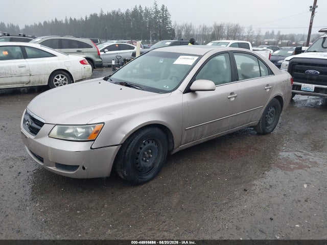 2007 Hyundai Sonata Gls მანქანა იყიდება აუქციონზე, vin: 5NPET46C37H224799, აუქციონის ნომერი: 44916494