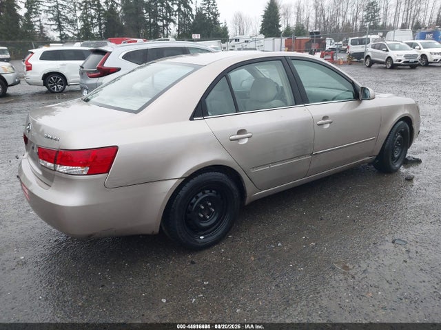 2007 Hyundai Sonata Gls მანქანა იყიდება აუქციონზე, vin: 5NPET46C37H224799, აუქციონის ნომერი: 44916494