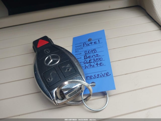 Продаж на аукціоні авто 2018 Mercedes-benz Gle 350 4matic, vin: 4JGDA5HB8JB011329, номер лоту: 44916928