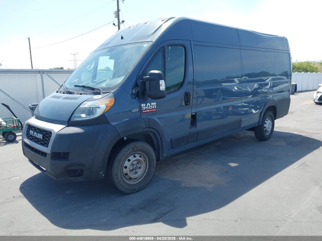 44916959 :رقم المزاد ، 3C6URVJG2KE542296 vin ، 2019 Ram Promaster 3500 Cargo Van High Roof 159 Wb Ext مزاد بيع