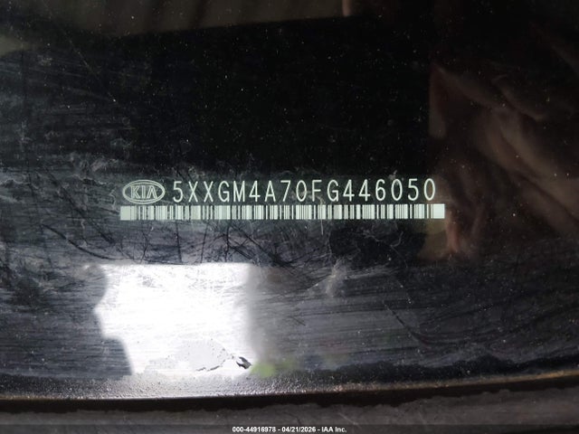 Aukcja sprzedaży 2015 Kia Optima Lx, vin: 5XXGM4A70FG446050, numer aukcji: 44916978