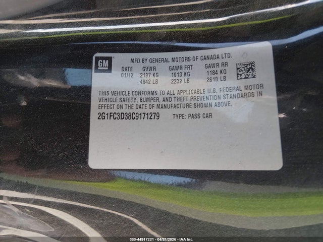 Продаж на аукціоні авто 2012 Chevrolet Camaro 2lt, vin: 2G1FC3D38C9171279, номер лоту: 44917221