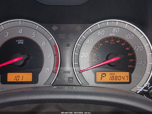 44917306 :رقم المزاد ، 1NXBU4EE3AZ176152 vin ، 2010 Toyota Corolla S مزاد بيع