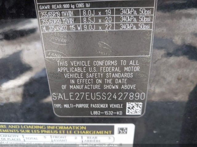 SALE27EU5S2427890 Land Rover Defender 110 P400 X-dynamic Se