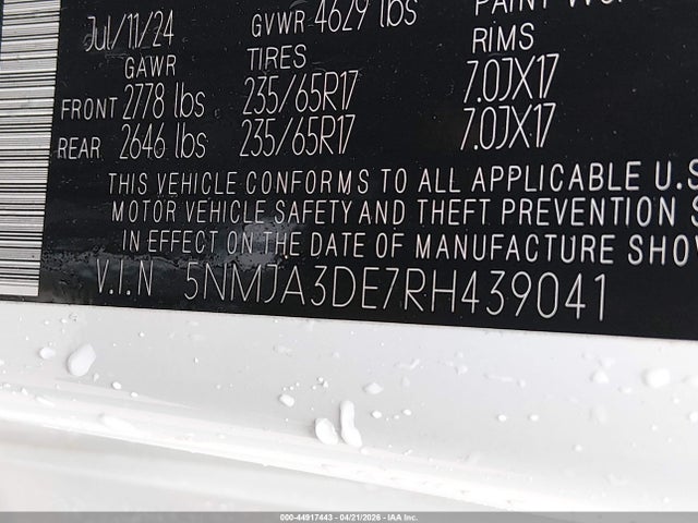 Hyundai TUCSON SE 2024 5NMJA3DE7RH439041 Image 9