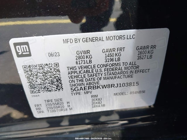 Aukcja sprzedaży 2024 Buick Enclave Essence Fwd, vin: 5GAERBKW8RJ103815, numer aukcji: 44917460