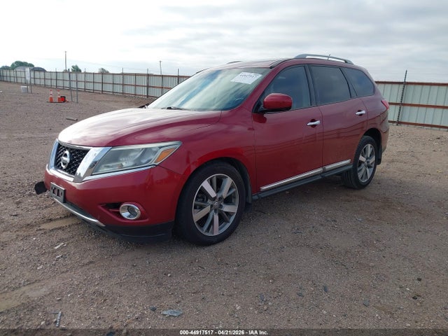 2015 Nissan Pathfinder Platinum მანქანა იყიდება აუქციონზე, vin: 5N1AR2MN8FC605821, აუქციონის ნომერი: 44917517