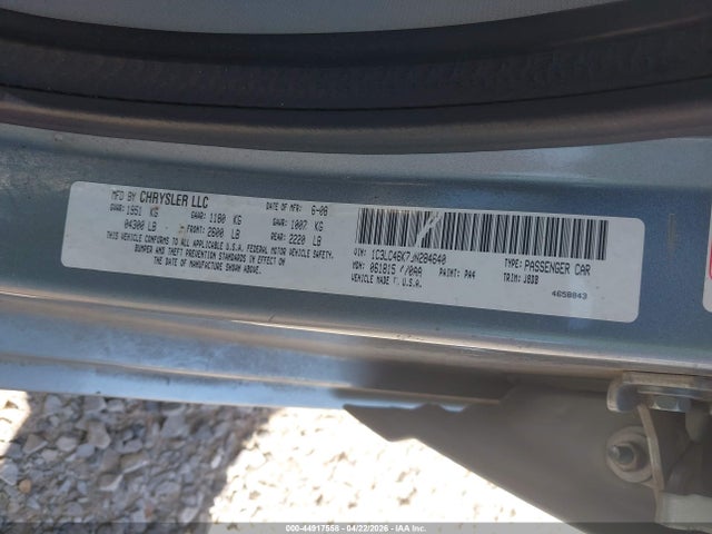 Продажа на аукционе авто 2008 Chrysler Sebring Lx, vin: 1C3LC46K78N284640, номер лота: 44917558