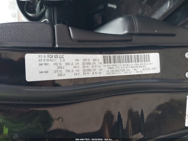 Продажа на аукционе авто 2019 Jeep Grand Cherokee Limited X 4x4, vin: 1C4RJFBGXKC773674, номер лота: 44917933