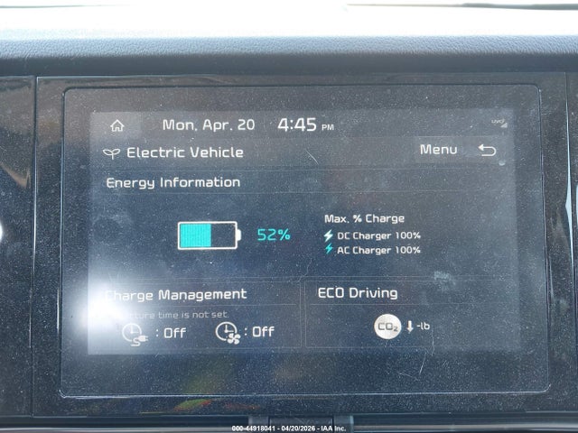 KNDCC3LG3M5098514 KIA Niro Ev Ex