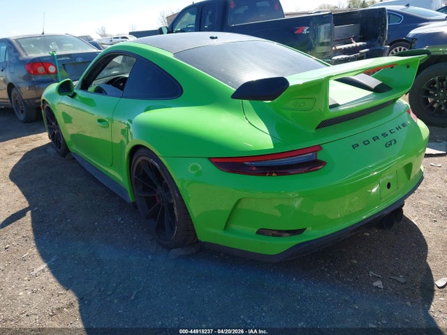 44918237 :رقم المزاد ، WP0AC2A95JS175760 vin ، 2018 Porsche 911 Gt3 مزاد بيع
