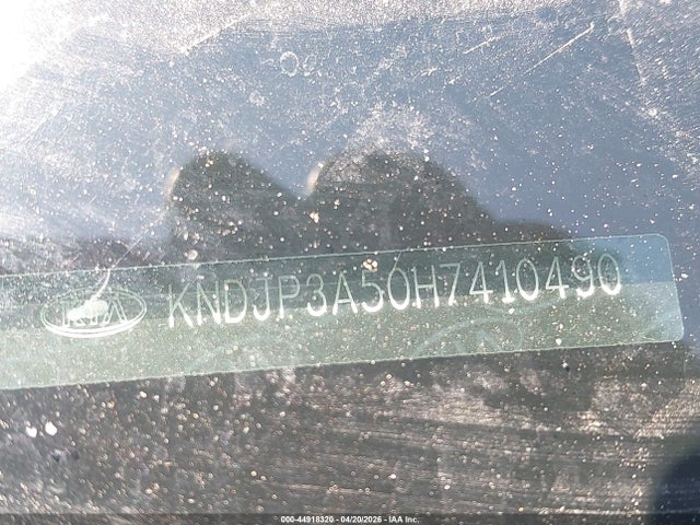 44918320 :رقم المزاد ، KNDJP3A50H7410490 vin ، 2017 Kia Soul + مزاد بيع