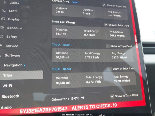 Aukcja sprzedaży 2024 Tesla Model 3 Long Range Dual Motor All-wheel Drive/rear-wheel Drive, vin: 5YJ3E1EA7RF761547, numer aukcji: 44918543