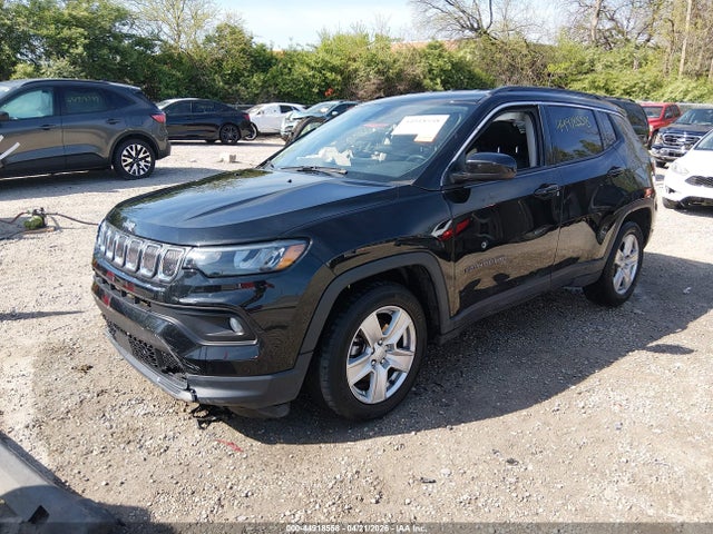 2022 Jeep Compass Latitude Fwd მანქანა იყიდება აუქციონზე, vin: 3C4NJCBB1NT189061, აუქციონის ნომერი: 44918558