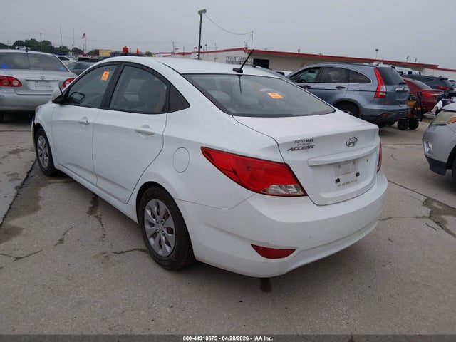 2016 Hyundai Accent Se მანქანა იყიდება აუქციონზე, vin: KMHCT4AEXGU116455, აუქციონის ნომერი: 44918675
