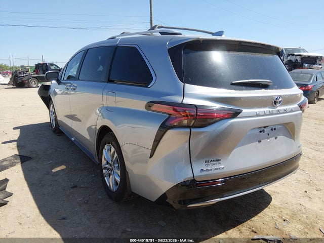 44918791 :رقم المزاد ، 5TDZSKFC0SS216526 vin ، 2025 Toyota Sienna Limited مزاد بيع
