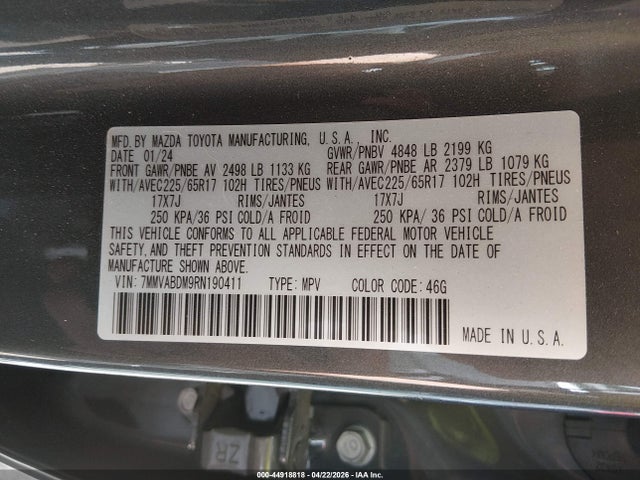 Mazda Cx-50 2.5 S Premium 2024 7MMVABDM9RN190411 Image 9