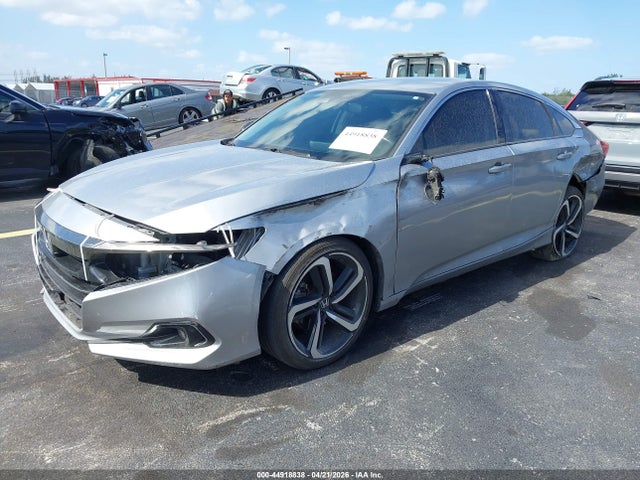 2021 Honda Accord Sport Special Edition მანქანა იყიდება აუქციონზე, vin: 1HGCV1F45MA007557, აუქციონის ნომერი: 44918838