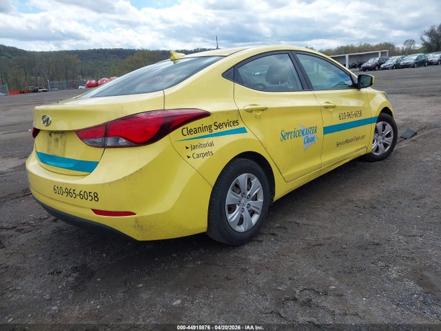 44918876 :رقم المزاد ، 5NPDH4AE9GH712354 vin ، 2016 Hyundai Elantra Se مزاد بيع