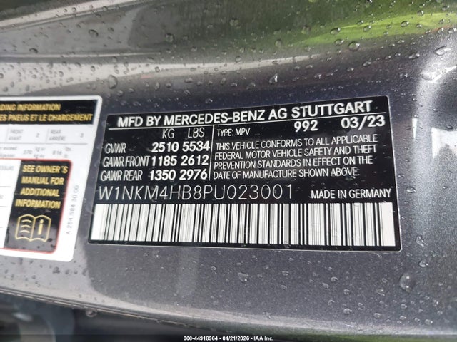 W1NKM4HB8PU023001 Mercedes-Benz Glc 300 4matic Suv