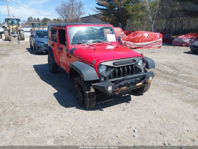 44919040 :رقم المزاد ، 1C4BJWDG8GL190235 vin ، 2016 Jeep Wrangler Unlimited Sport مزاد بيع