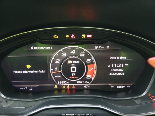 Aukcja sprzedaży 2019 Audi Sq5 3.0t Premium, vin: WA1C4AFY4K2050177, numer aukcji: 44919204