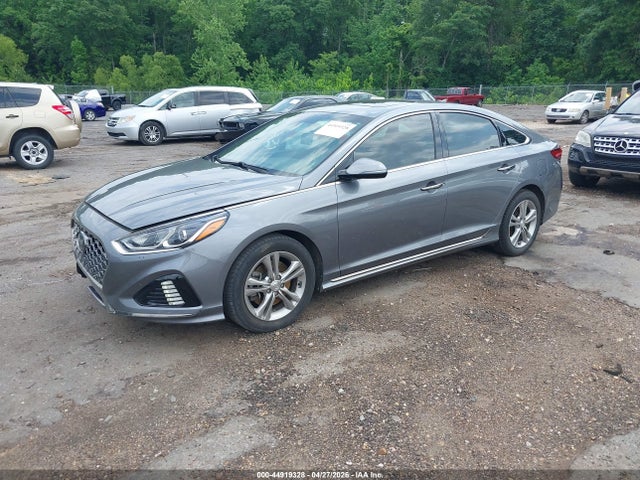2018 Hyundai Sonata Sport+ მანქანა იყიდება აუქციონზე, vin: 5NPE34AFXJH707327, აუქციონის ნომერი: 44919328