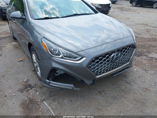 2018 Hyundai Sonata Sport+ მანქანა იყიდება აუქციონზე, vin: 5NPE34AFXJH707327, აუქციონის ნომერი: 44919328