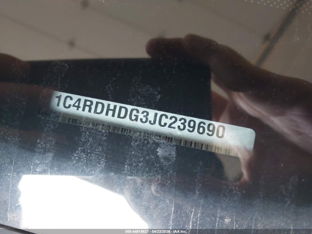 44919527 :رقم المزاد ، 1C4RDHDG3JC239690 vin ، 2018 Dodge Durango Gt Rwd مزاد بيع
