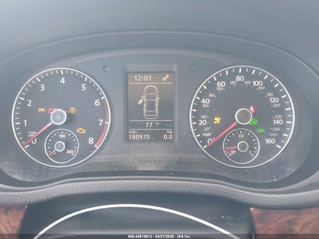 Продаж на аукціоні авто 2012 Volkswagen Passat 2.5l Sel, vin: 1VWCP7A38CC015520, номер лоту: 44919612